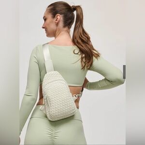 Sole and Selene: BEYOND THE HORIZON - WOVEN NEOPRENE SLING BACKPACK